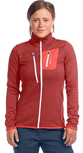 ORTOVOX FLEECE GRID JACKET W - C: blush T: XL