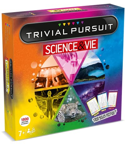 Winning Moves Trivial Pursuit Science 7 Jahre + – Kartenspiel für Kinder Wissenschaft – Quiz-Spiel – Reisespiel – Lernkarten – Quiz-Spiele