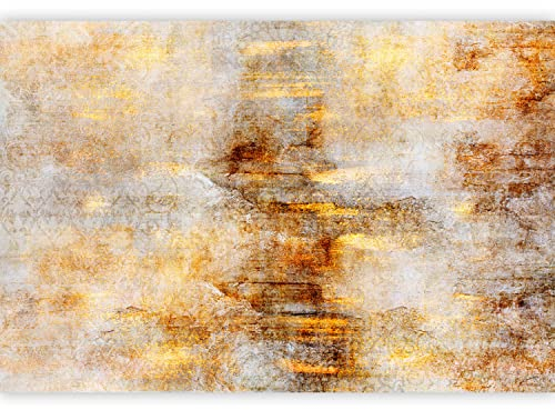 murando - Vlies Fototapete Geometrische Muster 500x280cmVlies Tapeten Wandtapete XXL Wanddeko Mustertapete Design Wand Dekoration Vliestapete Wohnzimmer Schlafzimmer Büro Beton Effekt Ornament grau