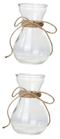 Yardwe 2st Hyazinthenvase Blumenvase Mit Blumenvasen Für Tafelaufsätze Terrarien-hydrokultur-pflanzgefäß Ikebana-vasen Hydroponische Luftpflanzer Blumenstand Glas Getrocknete Blumen