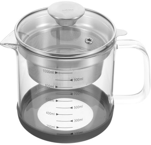 INTCHE Food Strainer Nut Milk Bag Replacement Yogurt Strainer Stainless Steel Iced Tea Pitcher Juice Beverage Carafe with Scale Easy to Use