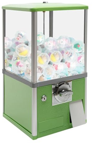 Distributore Automatico Di Capsule, Distributore Automatico Di Caramelle Di Gomma Da Masticare A Gettoni, Distributore Automatico Di Capsule Per Negozi Al Dettaglio, Per 4,5-5,5 Cm Per Negozi ,Green