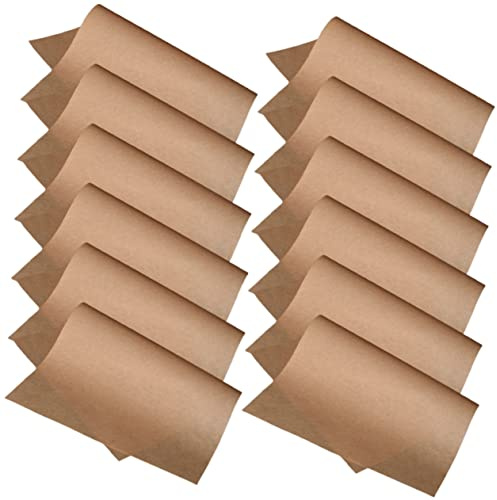 PAMINGONO 100 Stück Backpapier Pergamentpapier Fettdicht Hitzebeständig 13.78X9.84In Für Backbleche Ofen Airfritteuse Mikrowelle Zum Backen Von Kuchen Keksen Brot Pizza Und Lebensmittel-Einwickeln