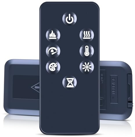 Snrigw Replace Remote Control Compatible with Dimplex Multi-Fire Plug-in Electric Firebox(Please make sure your old one is same with the pic)