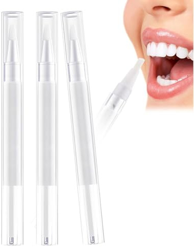 OYZOQ 3 Pens Zahnaufhellung Stift, Quick Zahnweiss Bleaching Gel, Fast Zahnbleaching Set,teeth whitening, Wirksamer Zahnweiss Stift, Zahn Weissmacher Hilft Flecken Zu Entfernen.