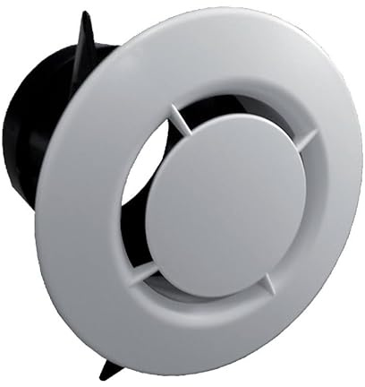 bouche extraction fixe en plastique diamètre 125mm série bocp