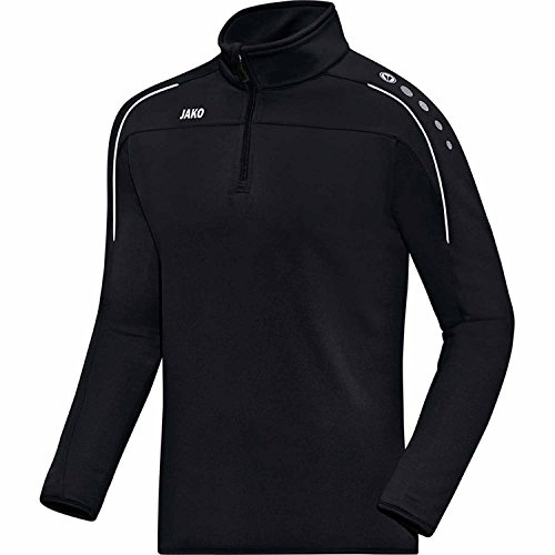 JAKO Herren Ziptop Classico, Schwarz, M