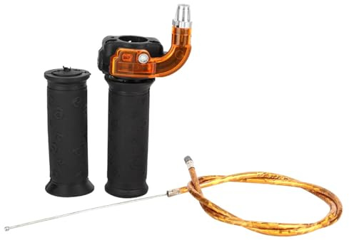 VOBOR 22 mm Drehgasgriff und 99 cm Kabel,Gasgriff Kinder Quad,Motorrad Gasgriff Griffe für 47ccm 49ccm Mini Motorrad ATV Quad Pocket