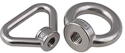 XIZONLIN M10 Lifting Eye Mutter - 304 Edelstahl Dreieck Ring Form Anheben Augen Mutter