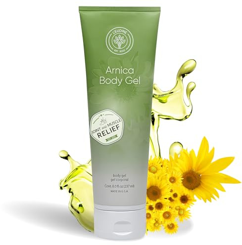 L’EUDINE Arnica Bruise Gel - Arnica Gel Maximum Strength for Bruising and Swelling - Fast Absorbing Bruise Cream for Treating Muscle Soreness - Natural Formula, 8 Fl Oz