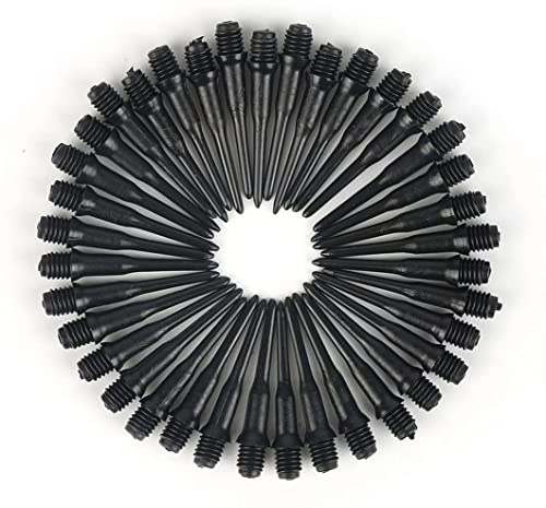 Teegxddy 300PCS Freccette soft punte per freccette in plastica per freccette elettroniche, punta morbida per freccette, punta per freccette