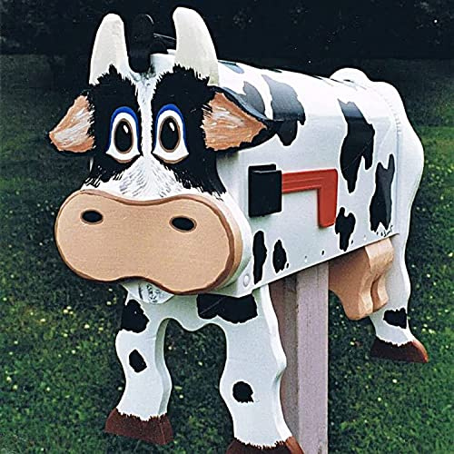 Ltahtliay Boîte aux lettres en fer pour extérieur, jardin, décoration, artisanat, cadeau (A)