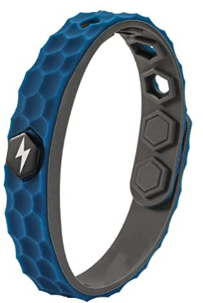 Anti-Statik-Armband, Anti-Statik-Armband, Rhombus, Kabelloses Silikon-Armband, Anti-Statik-Balance-Anion, Verstellbares Handgelenkband Männer und (Tiefblaues Armband mit