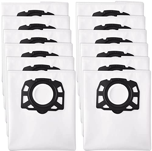 Paquete de 10 bolsas para aspiradora Karcher KWD1, KWD2, KWD3, WD2 Plus, WD3 Reemplazar KFI 357