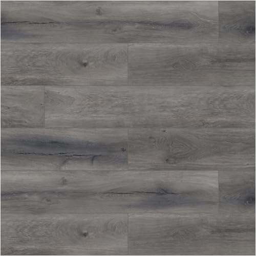 Vinylboden Klicksystem mit Trittschalldämmung Holzoptik - Rigid SPC Hartvinyl - Schwimmende Verlegung - 150 x 22,8 x 0,6 cm - 1,71 m² - 5 Dielen
