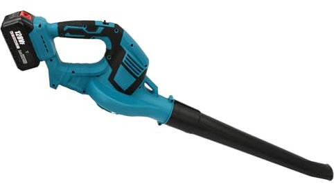 Lövblåsare trådlös, elektrisk lövblåsare med batteri och laddare, 1 800 r/min, 680 m³ lufteffekt, för snöröjning och lövblåsare