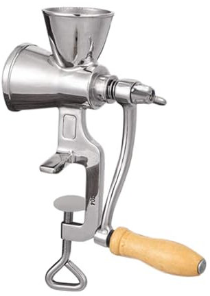 Asyduey Manual Grain Grinder Hand Crank Grain Mill Stainless Steel Home Kitchen Grinding Tool for Coffee Corn Rice Soybean