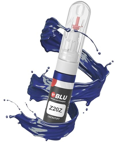 BLU Lackstift Auto kompatibel für OPEL Z20Z BLAU ROYAL BLAU | Auto Lack Reparatur 2in1 Ausbesserungslack Pinsel + Nadel
