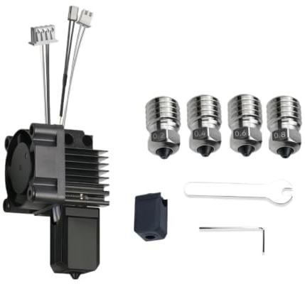 Compatibile Con Bambu Lab Attrezzatura X1 X1C P1P P1S Con Ventola V2.0 Testa Di Stampa Aggiornamento Completo Dell'attrezzatura Hot End Accessori P1s Parti Stampate In 3D