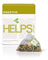 HELPS INFUSIONES - Infusión Digestiva Con Manzanilla, Menta, Anís E Hinojo. Helps Intense Digestive. Caja De 10 Pirámides.