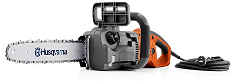 Elettrosega Husqvarna 420EL da 2.000W con barra 16' per uso professionale e semi con 5mt di cavo elettrico