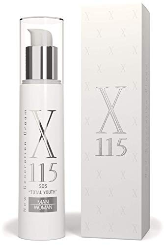 X115® Anti-Falten-Creme für Herren | Airless 50 ml | Gesichtscreme mit Lifting-Effekt | Anti-Age Triple Action: HYDRATIEREND, LIFTEND, VERSTÄRKEND | Mit Hyaluronsäure