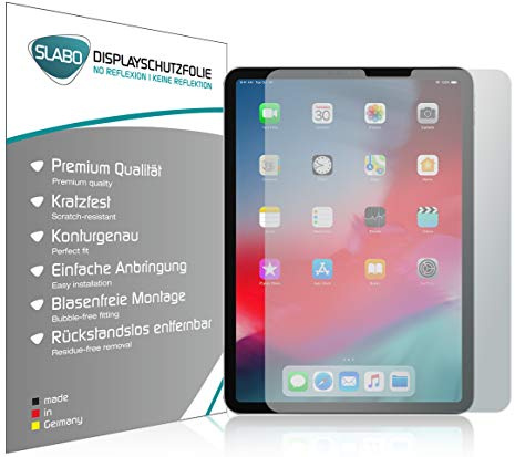 Slabo 2 x Pellicola Protettiva per Display Compatibile con iPad Air 10,9 (4. Gen. | 2020) | iPad PRO 11 (1. - 3. Gen. | 2018-2021) Protezione No Reflexion | Anti Riflesso Opaca