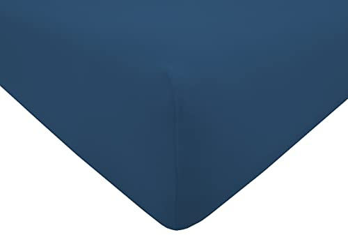 Dukal | Bezug für Massageliegen | 65-70 x 195-200 cm | aus hochwertigem DOPPEL-Jersey | 100% Baumwolle | Farbe: marine