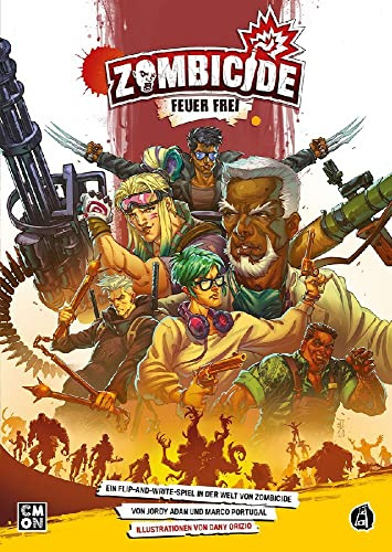 CMON, Zombicide: Feuer frei, Kennerspiel, Brettspiel, 1-6 Spieler, Ab 14+ Jahren, 30 Minuten, Deutsch