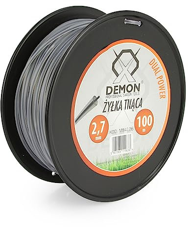 Marpol Filo da Taglio per Decespugliatore Tagliabordi Tagliaerba Tosaerba | Tondo | Rinforzato | 100 Metri | Diametro 2,7 mm