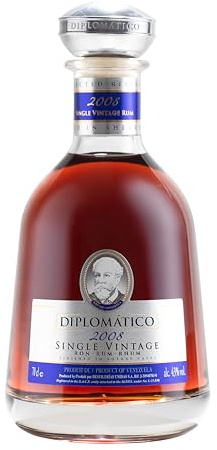Diplomático Single Vintage 2008 700 ml - Ron 43% Volumen de Alcohol