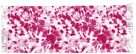Aquarell-Rosa-Rot-Batik-Damen-Schal mit Fransen, großer weicher Kaschmir-Schal, Tücher, leichte Stola, 196 x 68 cm