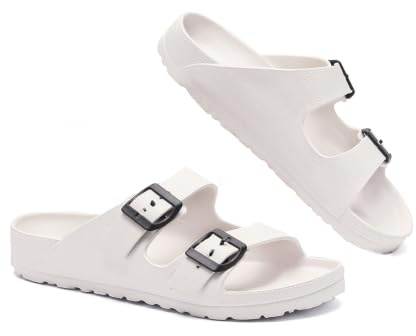 YUHITYGZGS Claquettes Femme Homme EVA Slides Été Sandales | Claquettes Légères Antidérapantes pour Plage Piscine Douche Maison Vacances