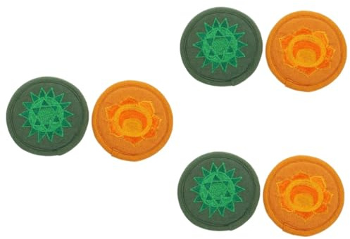 ibasenice 6stücke Klangschalen Unterlage Handgefertigte Matten Für Und Meditation Kunstvollem Design Und Starker Buddhistischer Symbolik