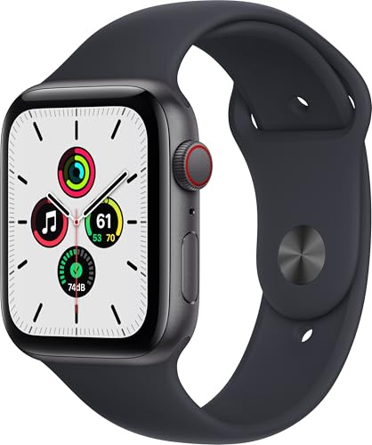 Apple Watch Series SE (GPS, 40mm) - Cassa In Alluminio Color Grigio Spaziale Con Mezzanotte Nike Sport Cinturino (Ricondizionato)