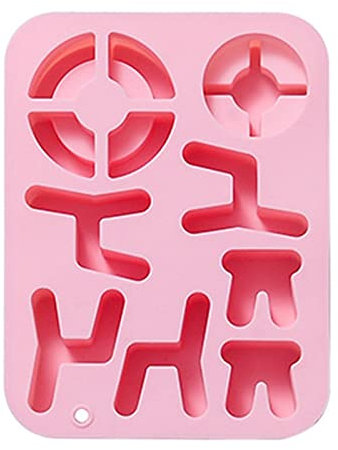 3 moldes de silicona para chocolate, fondant, moldes de silicona para hornear y decorar tartas