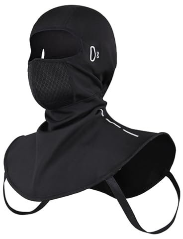 XINYIN Wintermütze, dicke Schals, warm, mit Kapuze, Halswärmer, Mütze, winddicht, Ski-Gesicht, für Radfahren, Outdoor-Sport