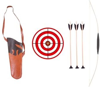 Holzspielerei - Kinderbogen Set 120 cm mit Zielscheibe Classic