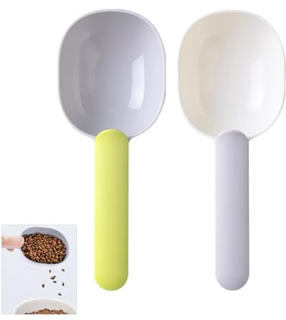 HTRTRR Verre doseur et cuillère pour nourriture pour chien, balance pour chat et chien