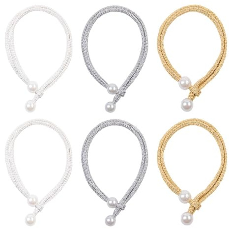 CHROMACRAFT 3 Paia di Lacci per Tende, Lacci per Tende Elei E Semplici, Lacci per Tende Decorativi, Accessori per La Casa, Elementi di Fissaggio per Tende