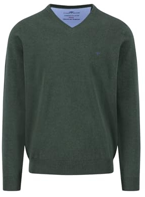 FYNCH-HATTON Jersey con Cuello de Pico de Algodón