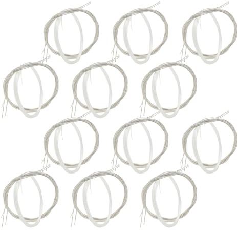 Klassische Gitarrensaiten Nylon Transparent 24 Stück für C102 | Vier Packungen À 6 Stück, für Professionelle Auftritte und Tägliche Proben, Stabile Stimmung und Hohe Verschleißfestigkeit