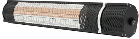 Infrarot Heizstrahler, 2000W Wandmontierte Wlektrische Terrassen-Heizung mit Leistungsstufen und Fernbedienung für Häuser, Hinterhöfe, Garagen, Freiluftrestaurants