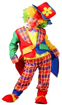 Genérico 2027-Disfraz infantil para espectáculos, fiestas, Halloween, carnaval, eventos con temática de circo, con sombrero y