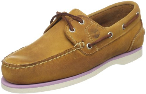 Timberland Classic 2 Eye, Scarpe da Barca Donna, Marrone Braun Tan Burnished, 38 EU