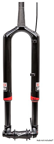 RockShox, Forcella Bici RS1 SA, Nero (Schwarz-Rot), 29