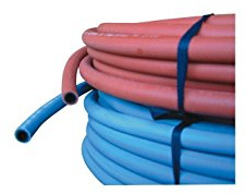 Tuyau soudure caoutchouc arme acetylene diam. 10 mm 20 bar couronne de 20 m