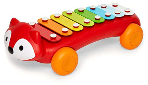 SKIP HOP Explore & More Fuchs Xylophon, Musikinstrument für Kinder, mehrfarbig