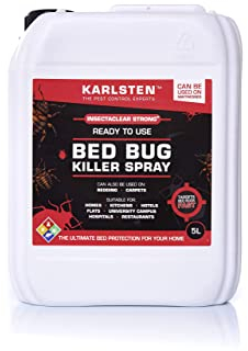 Karlsten Bed Bug Killer – Ultra Strong Pest Control Spray – Pro Bed Bug Protection – (5 Litres) HSE 10668 Registered