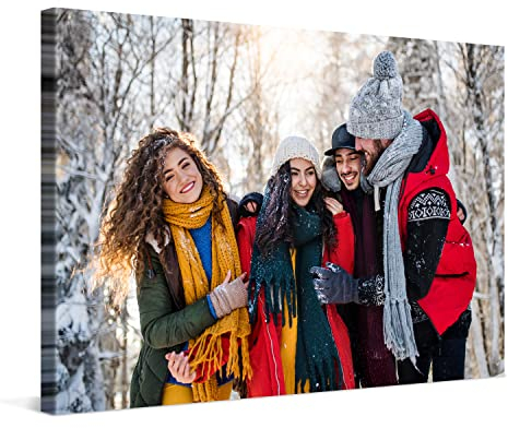 PICANOVA – Leinwandbild – Foto auf Leinwand 90x60 cm – Premium Fotoleinwand – Ihr Eigenes Bild auf Leinwand als Personalisierte Wanddeko – Wandbild mit Wunschmotiv – Fotogeschenk